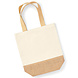 Jute tas / shopper met canvas Jute tas / shopper met canvas