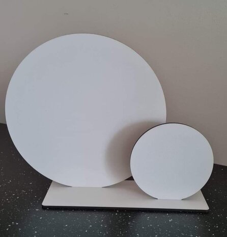 Fotolijst twee cirkels (sublimatie)