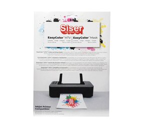 EasyColor DTV A4 5 Pack + 5 applicatievellen EasyColor DTV A4 5 Pack + 5 applicatievellen