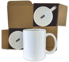 Doos: 24 mokken voor sublimatie (incl. doosje per mok) Doos: 24 mokken voor sublimatie (incl. doosje per mok)