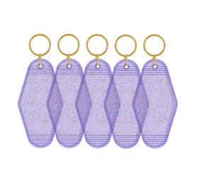 Motel sleutelhanger GLITTER PURPLE Motel sleutelhanger GLITTER PURPLE