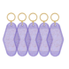 TeckWrapCraft Motel sleutelhanger GLITTER PURPLE TeckWrapCraft Motel sleutelhanger GLITTER PURPLE