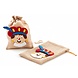 Jute zak met Piet (21 cm) Jute zak met Piet (21 cm)
