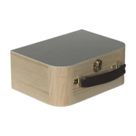 Koffertje HOUT GRENEN 23 cm Koffertje HOUT GRENEN 23 cm