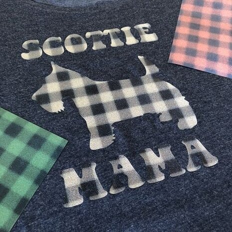 Flexfolie Glamour Tartan Blue Flexfolie Glamour Tartan Blue