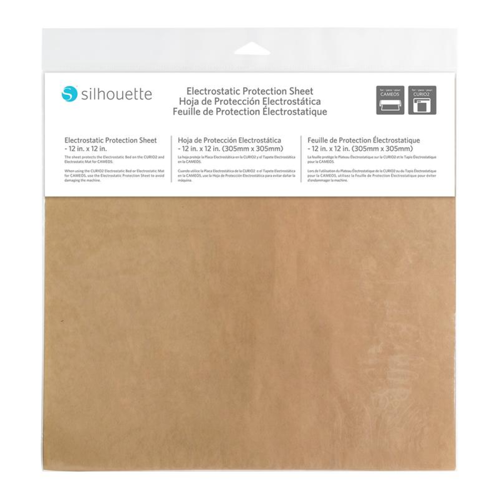 Silhouette Electrostatic Bed Protection Sheet 12"x12" Silhouette Electrostatic Bed Protection Sheet 12"x12"