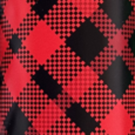 Check Pattern Vinyl Red