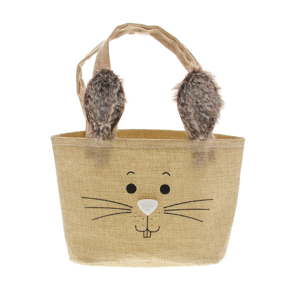 Paasmandje Konijn GRIJS Paasmandje Konijn GRIJS