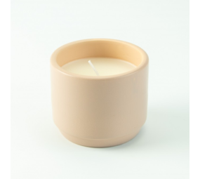 Bloempotje keramiek met kaars - Blush Bloempotje keramiek met kaars - Blush