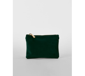 Velvet Accessory Pouch  DARK EMERALD Velvet Accessory Pouch  DARK EMERALD