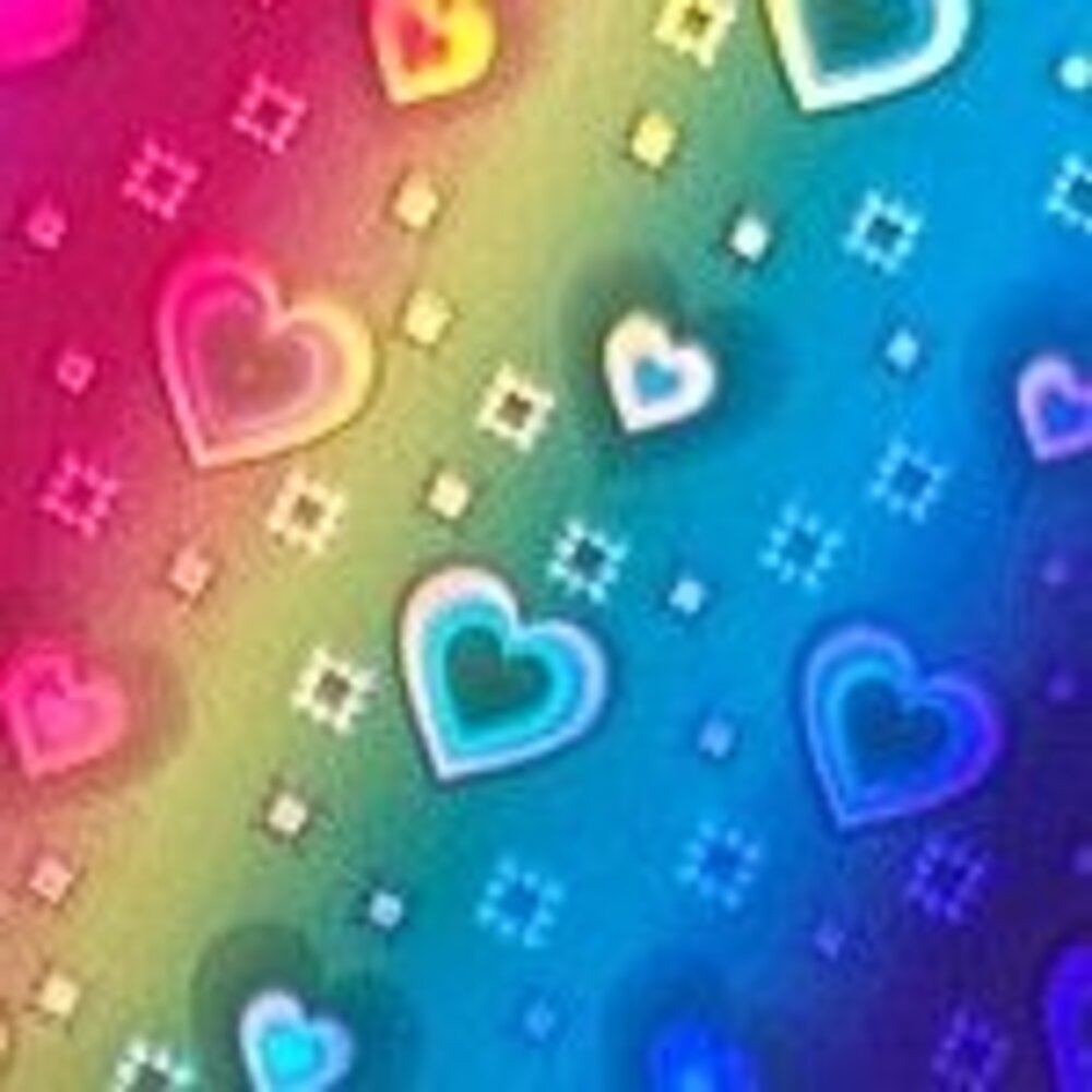 Holografisch vinyl Rainbow Hearts Holografisch vinyl Rainbow Hearts