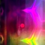 Holografisch vinyl Rainbow Hex