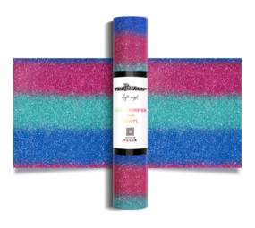Ombré Glitter flex - RAINBOW BLUE Ombré Glitter flex - RAINBOW BLUE