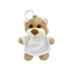 Sublimatie Sleutelhanger Pluchen Beer met T-Shirt - 10 cm Sublimatie Sleutelhanger Pluchen Beer met T-Shirt - 10 cm