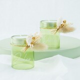 Theelichthouder Dubbelwandig - Zijdegroen Theelichthouder Dubbelwandig - Zijdegroen