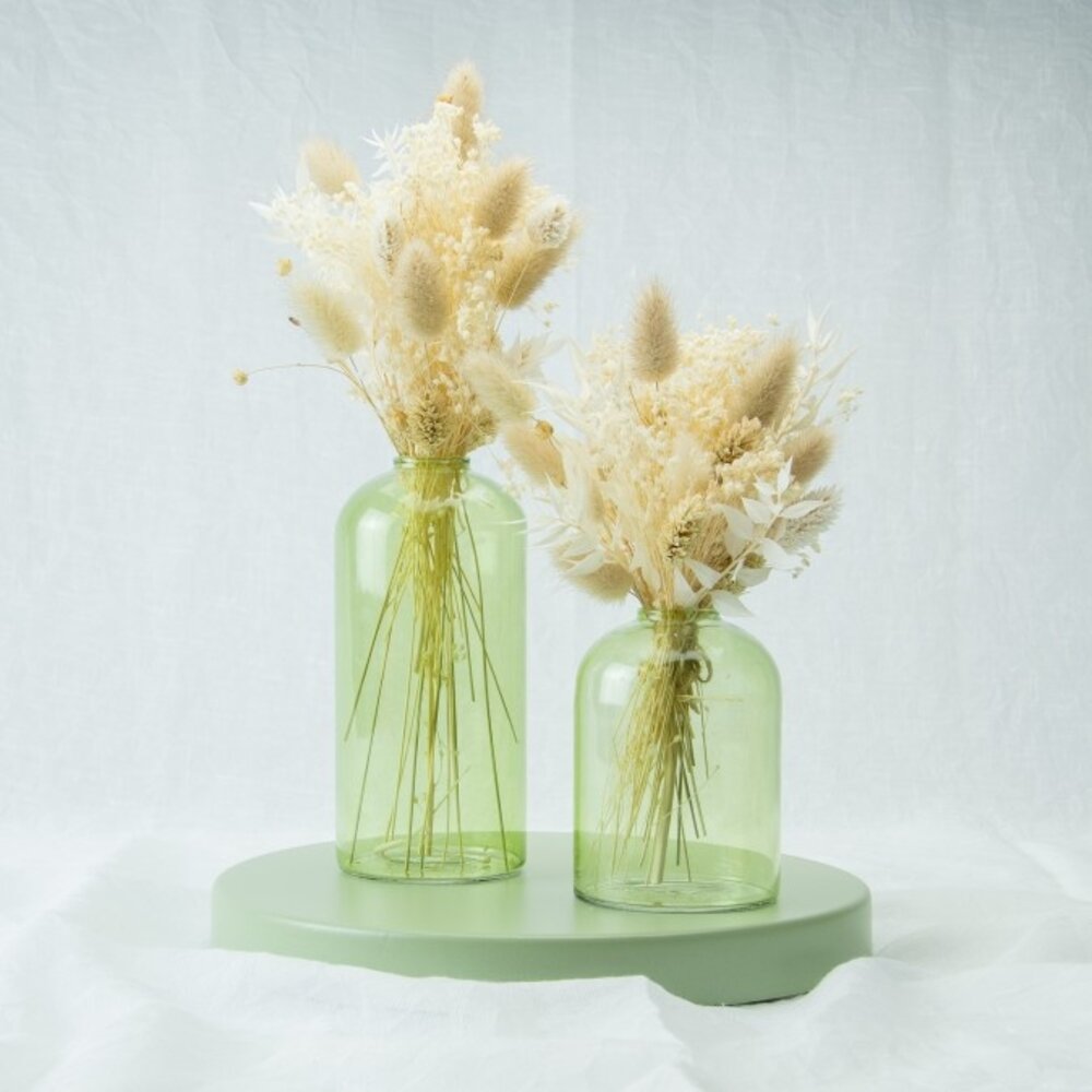 Glazen vaas GROOT - ZIJDEGROEN Glazen vaas GROOT - ZIJDEGROEN