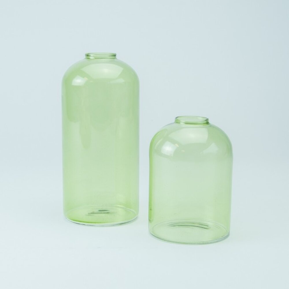 Glazen vaas GROOT - ZIJDEGROEN Glazen vaas GROOT - ZIJDEGROEN