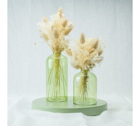 Glazen vaas KLEIN - ZIJDEGROEN Glazen vaas KLEIN - ZIJDEGROEN