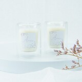 Dubbelwandig Glaasje Met Kaars - Transparant Dubbelwandig Glaasje Met Kaars - Transparant