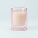 Elaut Dubbelwandig Glas Met Kaars - Blush Elaut Dubbelwandig Glas Met Kaars - Blush