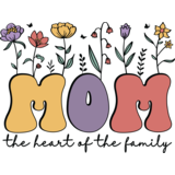 DTF  "Mom, the heart of the family" DTF  "Mom, the heart of the family"