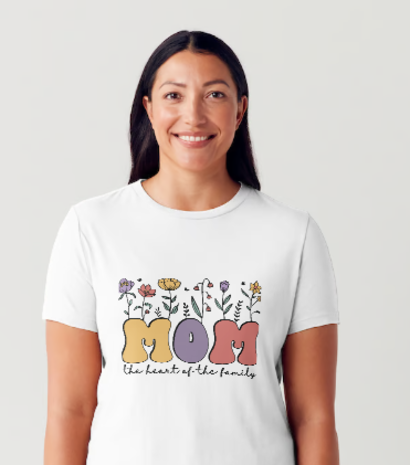 DTF  "Mom, the heart of the family" DTF  "Mom, the heart of the family"