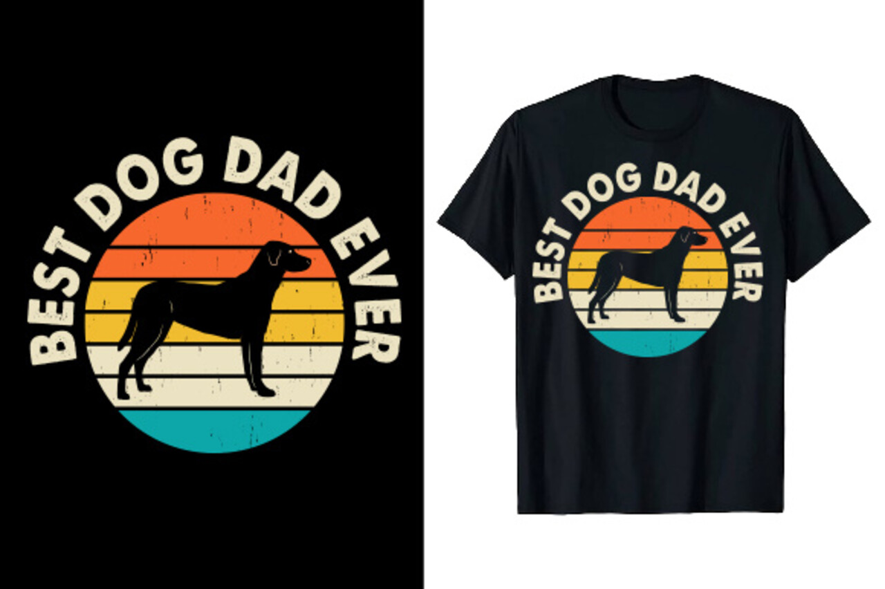 DTF  "Best Dog Daddy Ever" DTF  "Best Dog Daddy Ever"