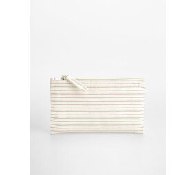 Striped Organic Cotton Accessory Pouch Striped Organic Cotton Accessory Pouch