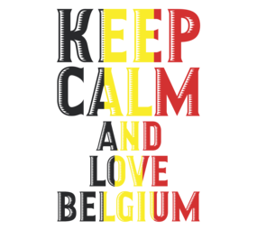 DTF  "Keep Calm and love Belgium" DTF  "Keep Calm and love Belgium"