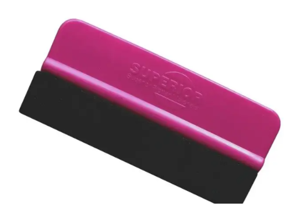 Scraper - Squeegee with Felt Small Scraper - Squeegee with Felt Small