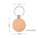 xTool Houten sleutelhanger - rond xTool Houten sleutelhanger - rond
