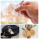 xTool Houten sleutelhanger - rond xTool Houten sleutelhanger - rond