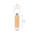 xTool Houten sleutelhanger - rechthoek xTool Houten sleutelhanger - rechthoek