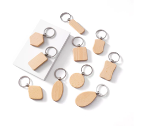 xTool Houten sleutelhanger - gemende vormen (10st) xTool Houten sleutelhanger - gemende vormen (10st)