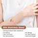 Stainless Steel Necklace Bracelet Tag DIY Set - Gold Stainless Steel Necklace Bracelet Tag DIY Set - Gold