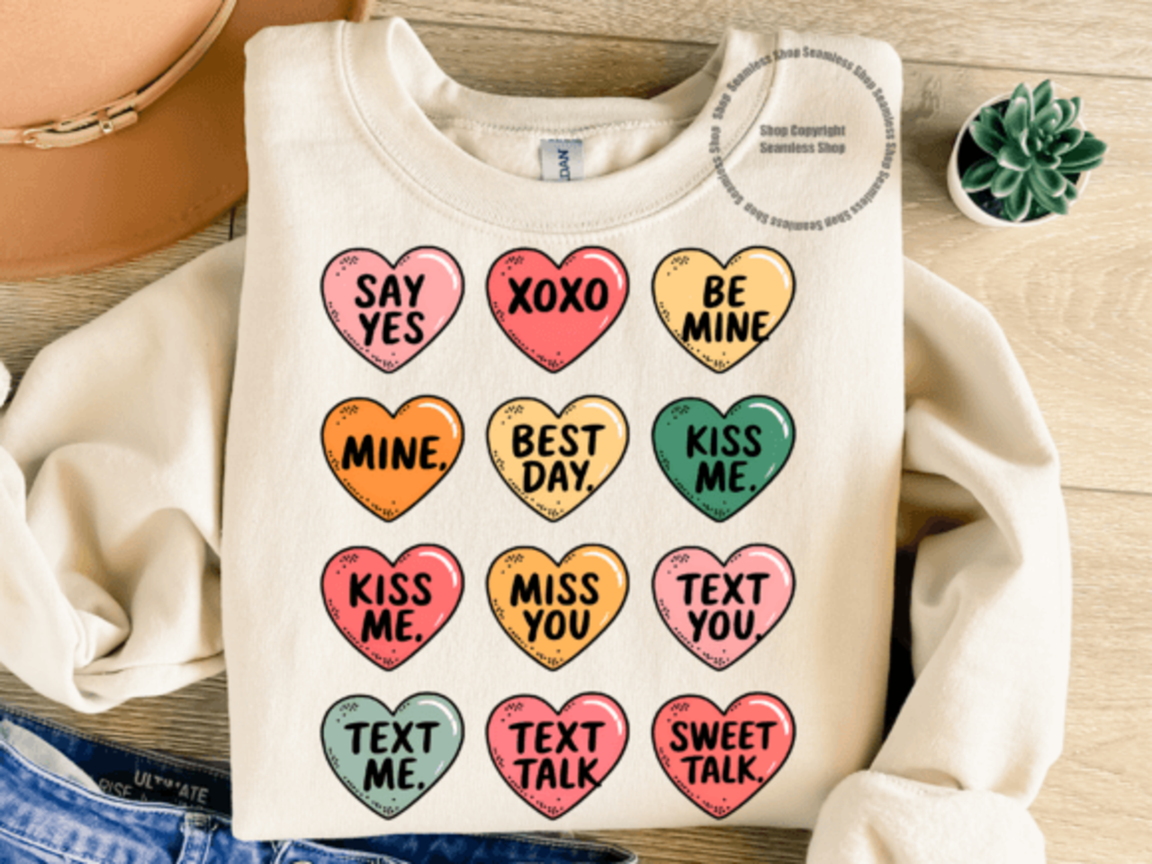 DTF  "Valentine's Day Candy Heart" DTF  "Valentine's Day Candy Heart"