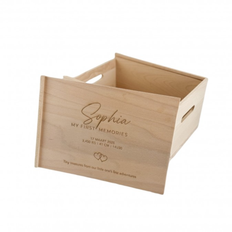 Memorybox met schuifdeksel Memorybox met schuifdeksel