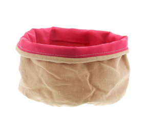 Jute zak met voering FUSCHIA Jute zak met voering FUSCHIA