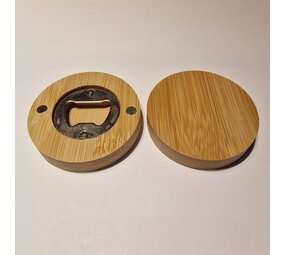 Houten flesopener - ROND Houten flesopener - ROND