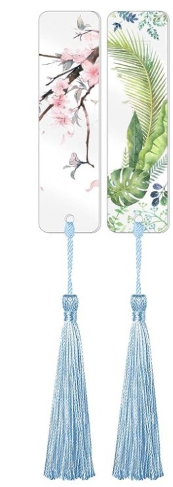 Acryl  boekenlegger met kwastje