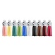 Acryl Sleutelhanger met kwastje ROND Acryl Sleutelhanger met kwastje ROND