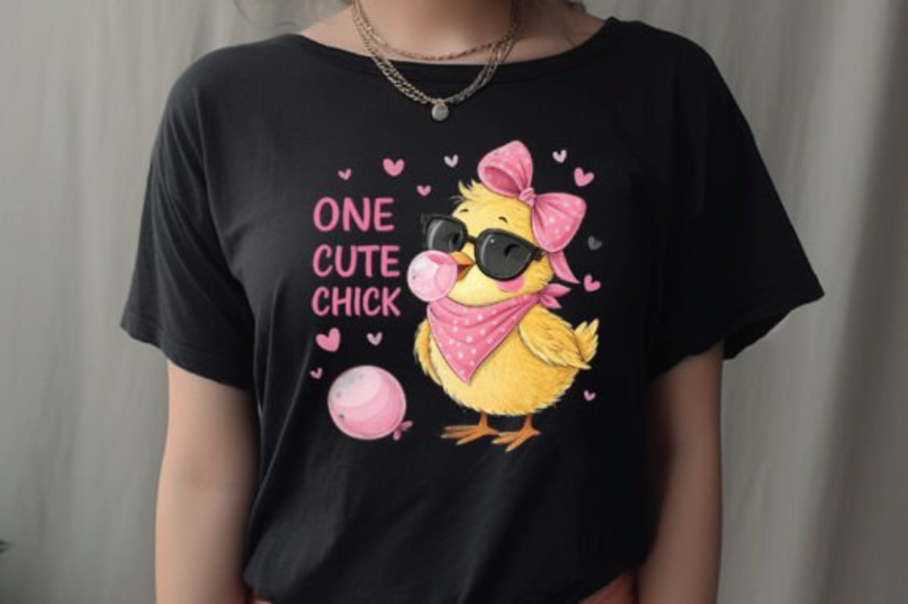 DTF  "One Cute Chick" DTF  "One Cute Chick"