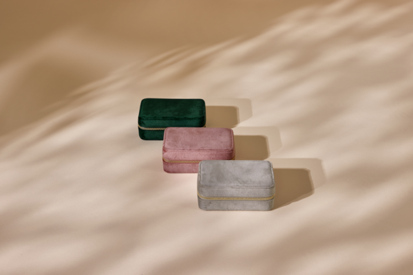 Velvet Travel Jewellery Box Velvet Travel Jewellery Box