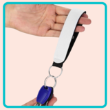 Sublimatie Blanco Neopreen Sleutelhanger Sublimatie Blanco Neopreen Sleutelhanger