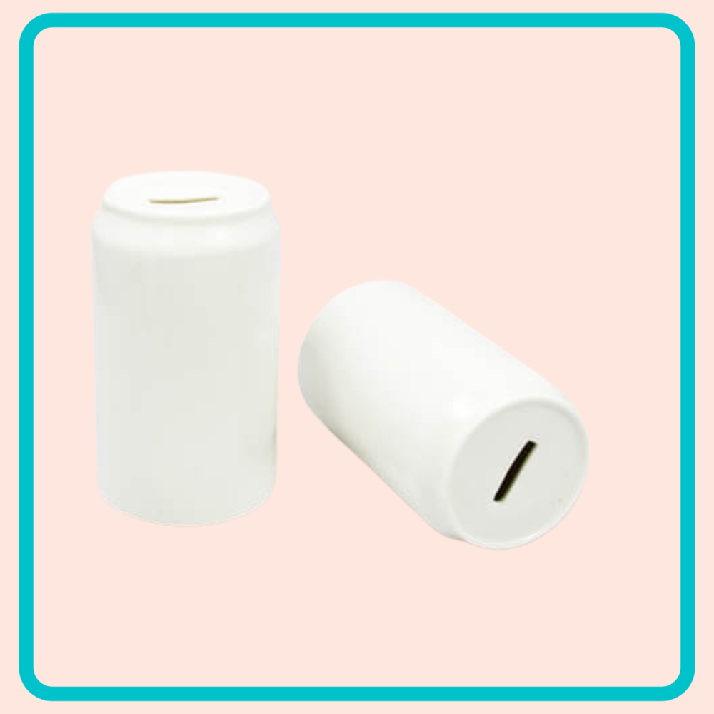 Sublimatie spaarpot (blikvorm)