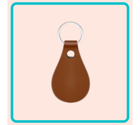 PU lederen sleutelhanger