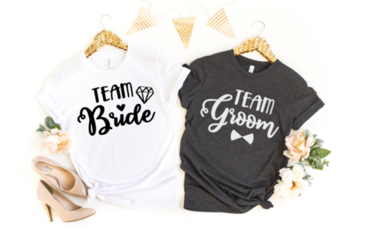 DTF "Team Bride & Team Groom" DTF "Team Bride & Team Groom"