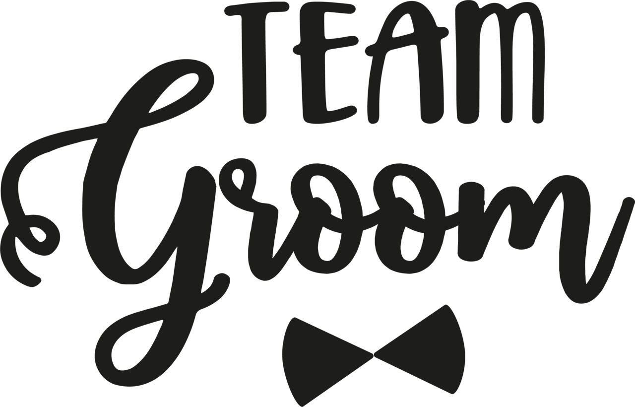 DTF "Team Bride & Team Groom" DTF "Team Bride & Team Groom"