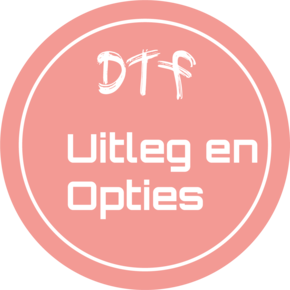 Alle uitleg over DTF en de verschillende opties Alle uitleg over DTF en de verschillende opties