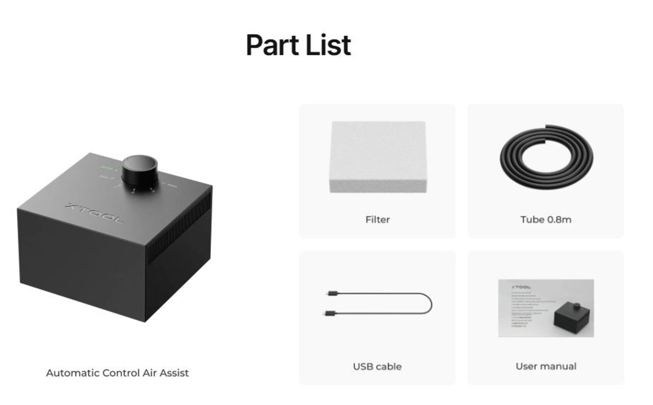 xTool Smart Air Assist for S1/M1 Ultra xTool Smart Air Assist for S1/M1 Ultra